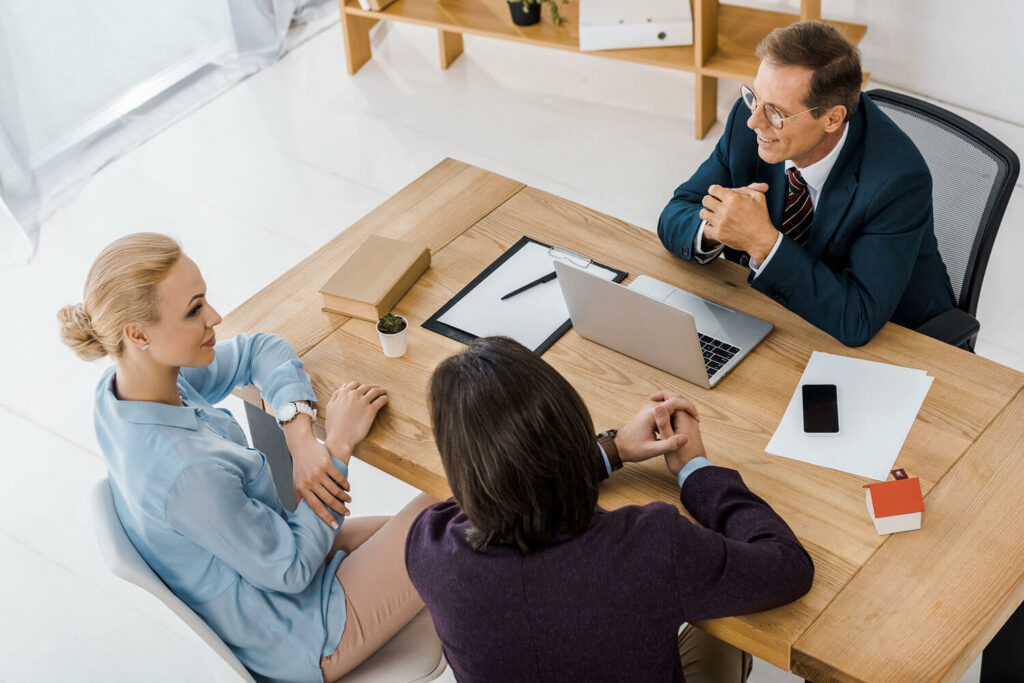 Insurance Agent with Couple